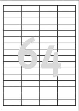 Avery Zweckform ETYK.ZF 3667 48,5X16,9 MARG. 6400 LABEL – 3667