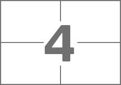 Avery Zweckform LABEL ZF 6133 A5 105X74MM LABEL - 6133