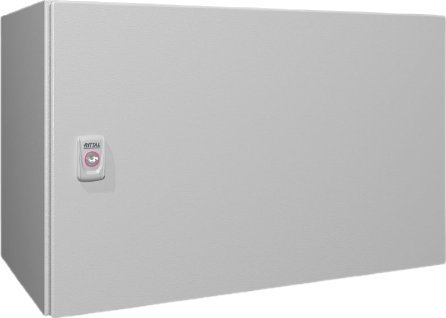 Rittal Ax Kompaktní pouzdro 600x380x350 mm ocelový list s Mont. jeden -Door 1 Lever Lock 1339 000