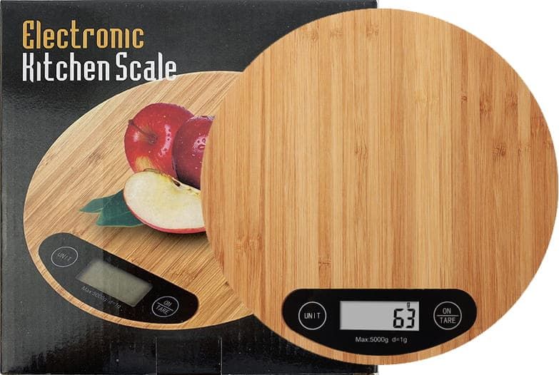 Kuchynská váha K741D5 DREVENÁ KUCHYNSKÁ VÁHA 5KG