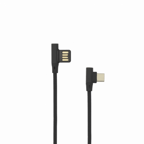 USB-C-90-B USB->Type C 90 M/M 1.5m čierna