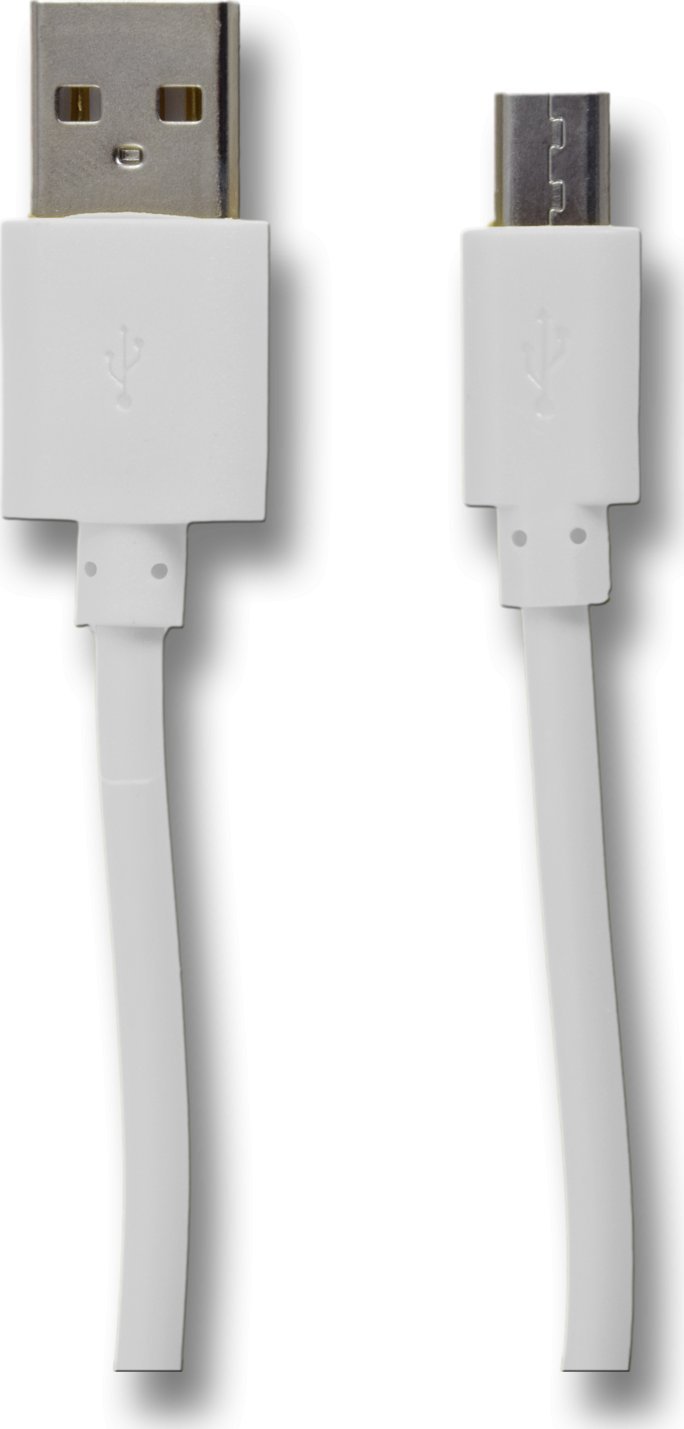 USB 2GO 2GO USB kabel pro Micro-USB kabel - weiss - 100 cm