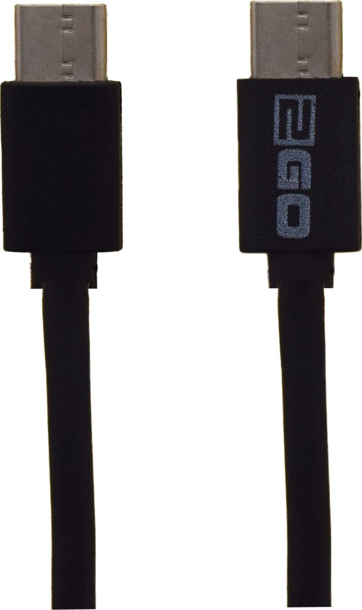 USB 2GO USB-C – kabel USB-C 1 m černý (795849)