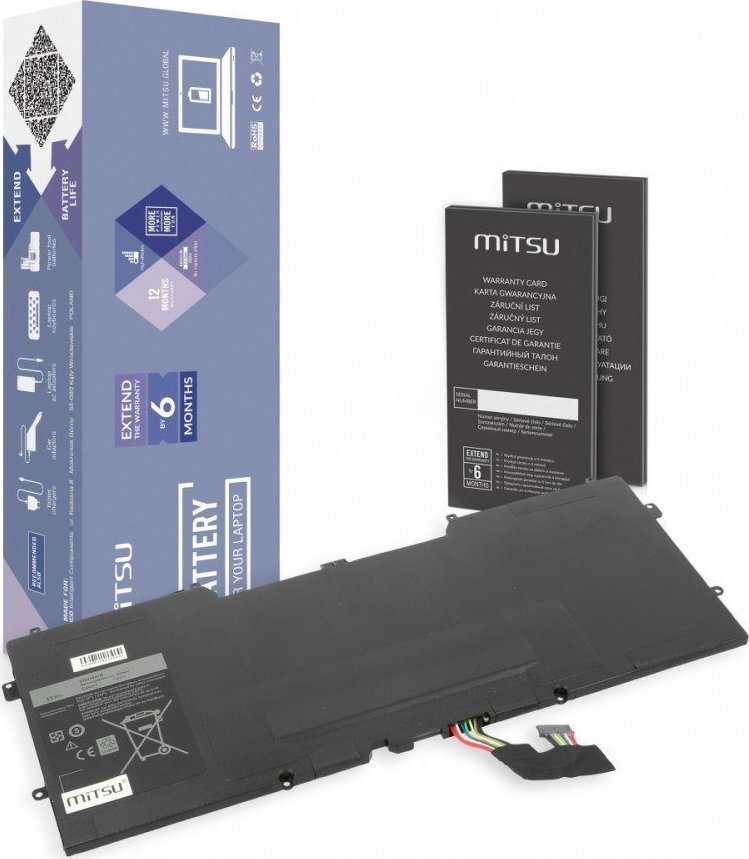 Battery Mitsu do Dell XPS 13 (9333) 7400 mAh (55 Wh) 7.4 - 7.6 Volt