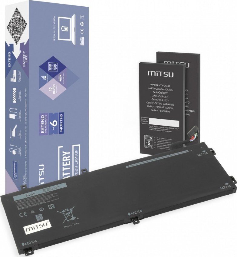 Bateria do Dell XPS 15 9550 - RRCGW 4910 mAh (56 Wh) 11.4 Volt