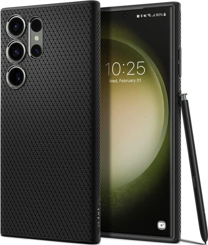 Spigen Spigen Liquid Air, Black - Samsung Galaxy S23 Ultra