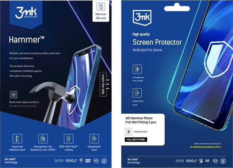 3MK 3MK AIO HAMLIAM Phone 5ks mokrý