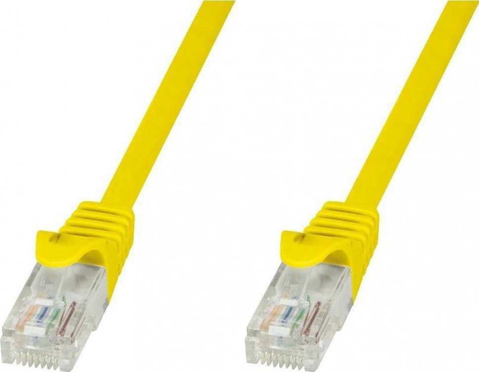 Techly Techly Patch Cord Cat5e UTP 0,5 m žluté CCA