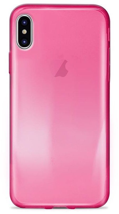 Telforceone Puro Nude Overlay 0,3 mm na iPhone X Pink Transparent (Akgetpuroet00063)