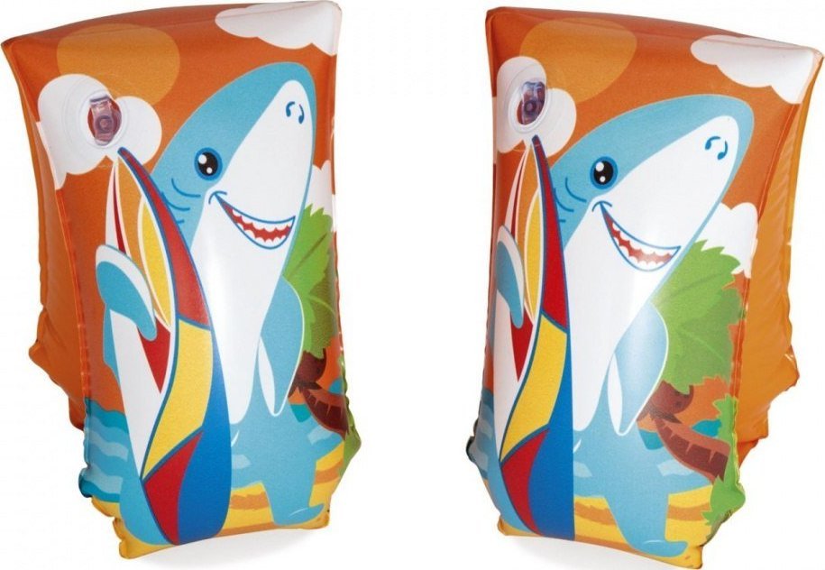 Rukávky Bestway nafukovací - Aquatic žralok, tučňák, 30 x 15 cm