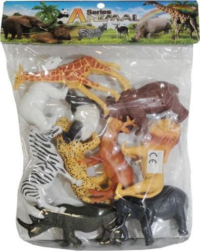 Figurka Švédská divoká zvířata sada 10 figurek Švédů