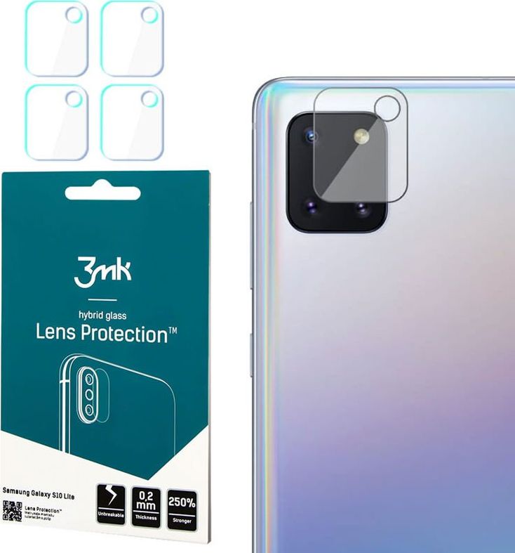 3MK sklo pro fotoaparát 3MK Hybrid Glass X4 Lens pro Samsung Galaxy Note 10 Lite Universal