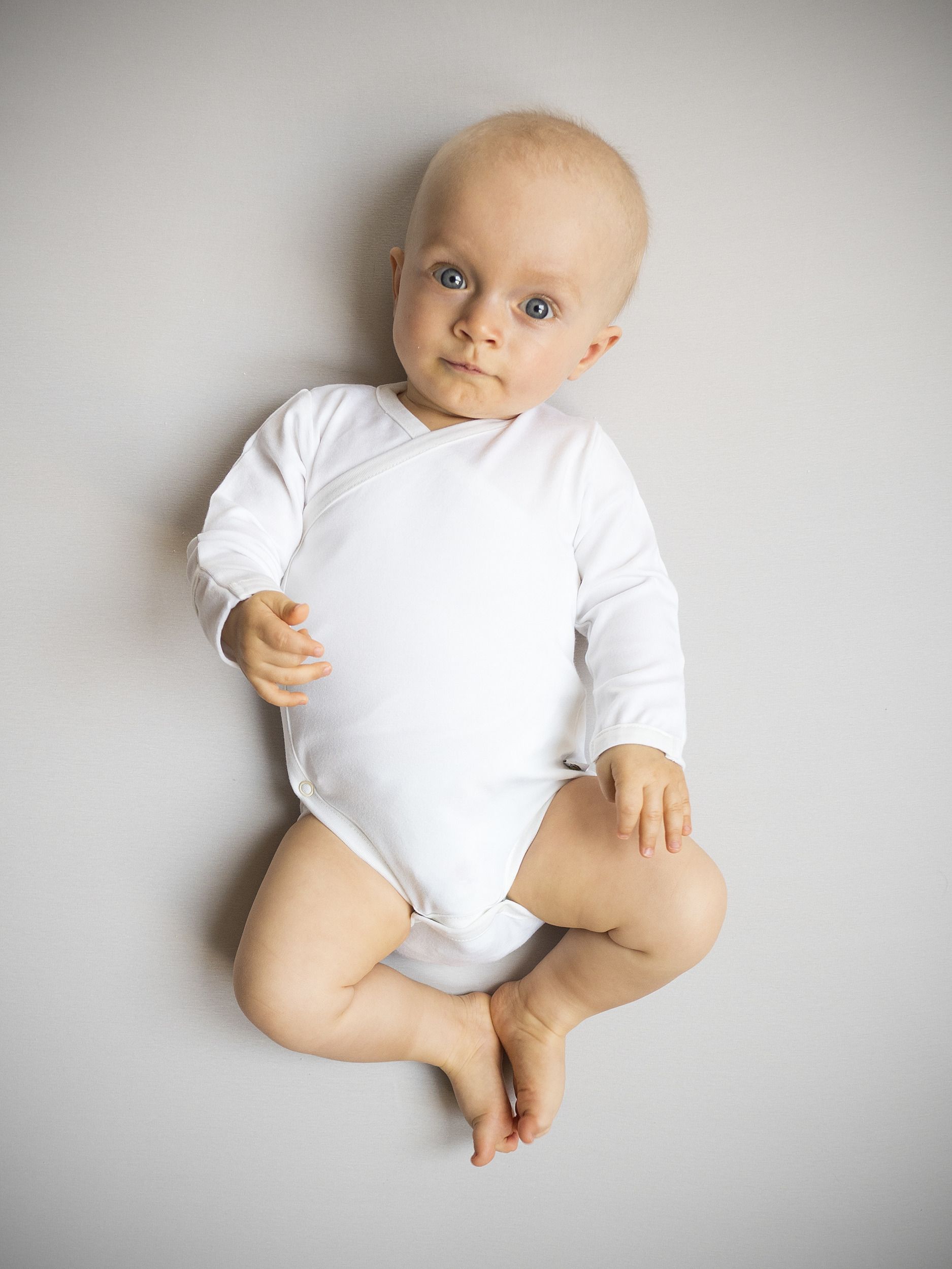 Nanaf Organic Body Kimono s dlouhými rukávy bambusové bílé 62
