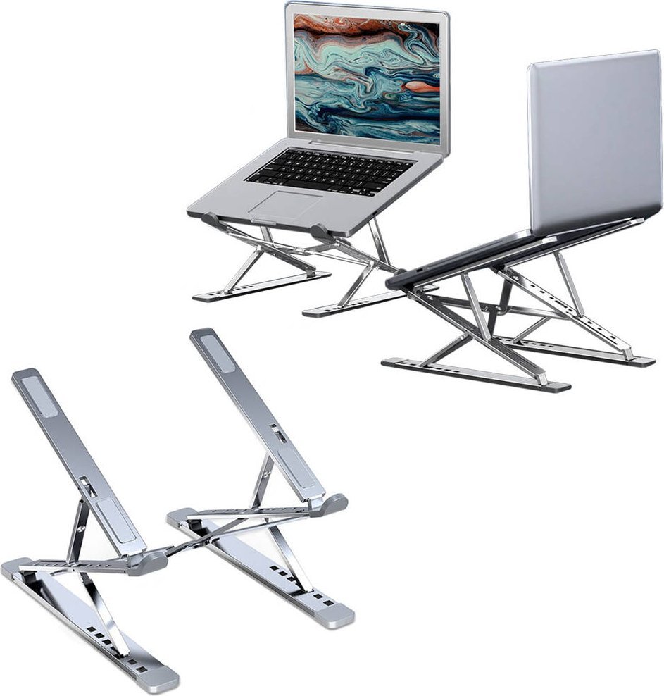 Strado stojan na notebook N8 stojan na notebook (Stříbrný) univerzální