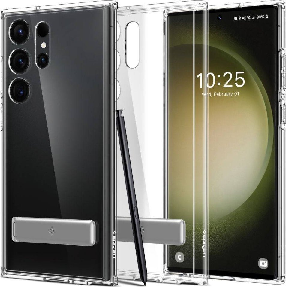 Spigen Spigen Ultra Hybrid S – pouzdro pro Samsung Galaxy S23 Ultra (průhledné)