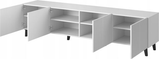 Cama RTV skriňa PAFOS 200x42x52 Biela matná