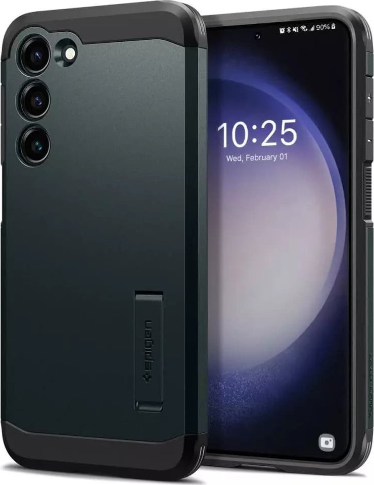 Puzdro Spigen Tough Armour pre Samsung Galaxy S23+ Plus Abyss Green
