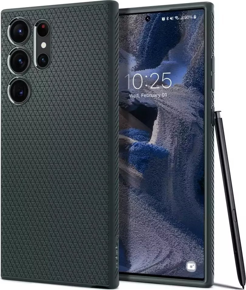 Spigen Liquid Air, zelený - Samsung Galaxy S23 Ultra