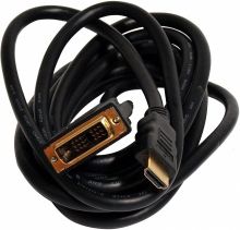 Art HDMI - DVI-D kábel 1,8 m čierny (AL-OEM-41)