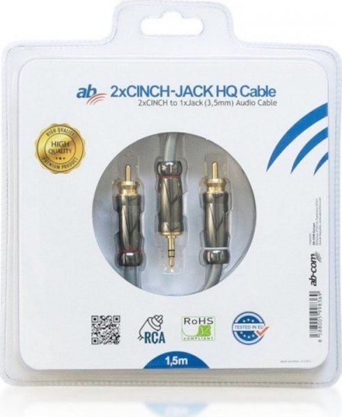 Kábel AB HQ Jack-Cinch 1,5m