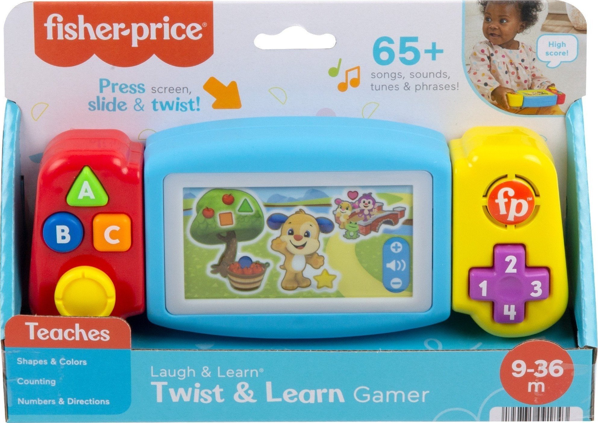 Mattel Fisher-Price Učte se a smějte se! Konzole ABC Little Player HNN39 MATTEL
