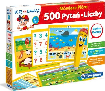 Clementoni mluvící pero 500 čísel otázek