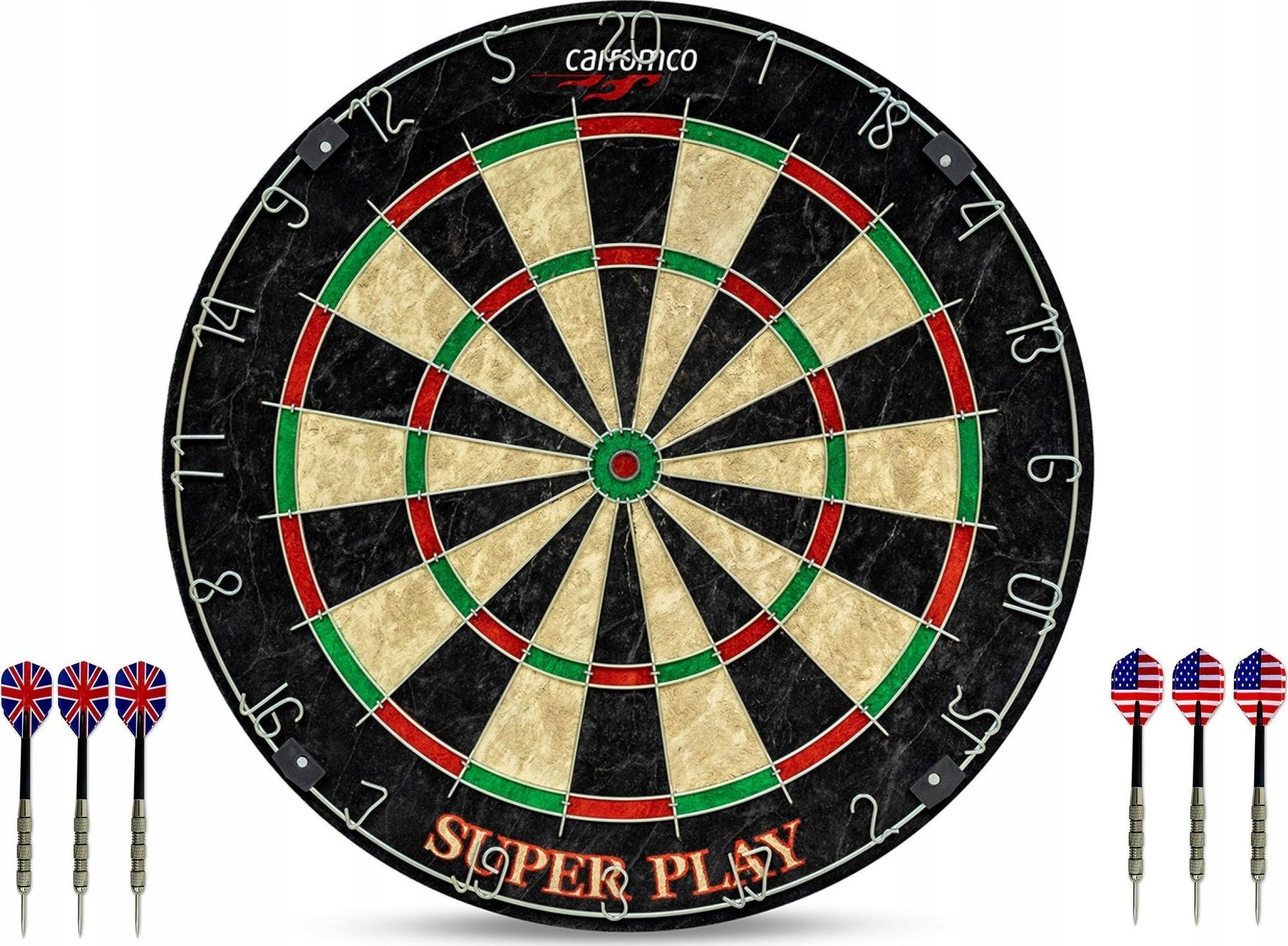 Carromco CARROMCO Super Play terč na šipky 45 cm (sisal)