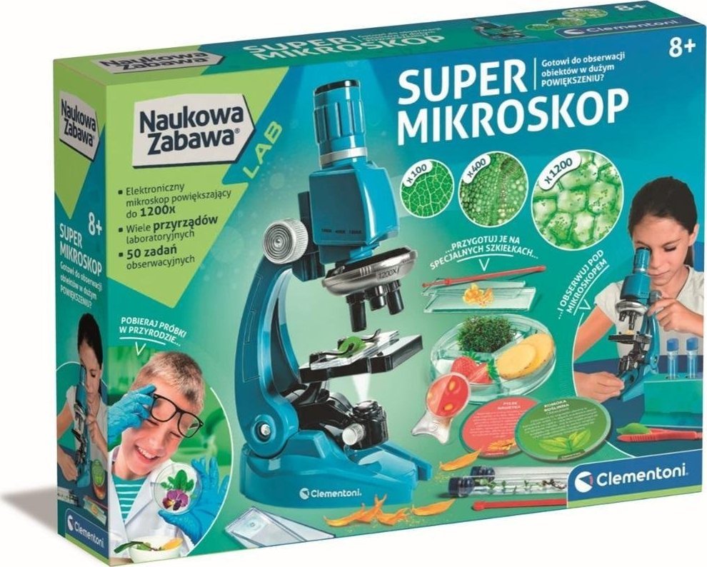 Clementoni Clementoni Vědecká zábava. Super mikroskop 50755