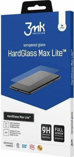 3mk tvrzené sklo HardGlass Max Lite pro Samsung Galaxy Z Fold4, vnější, černá