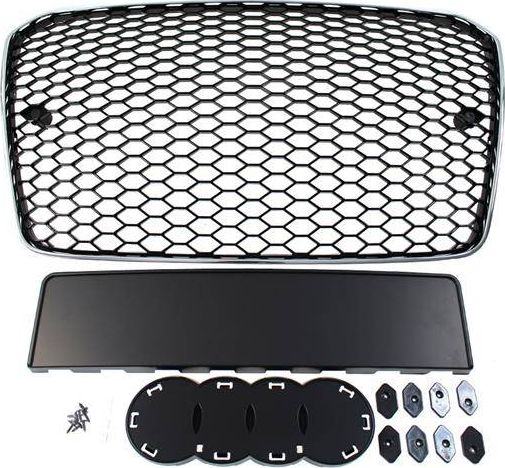 MTuning_F GRILL AUDI A5 8T RS-STYLE CHROME-ČERNÁ (13-16)