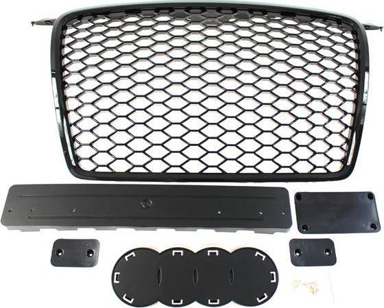 MTUNING_F GRILL AUDI A3 8P RS-Style Bright Black (05-09)