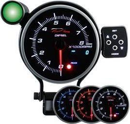 Dracing_f Depo Clock Pk Dual 95mm Diesel Tachometer