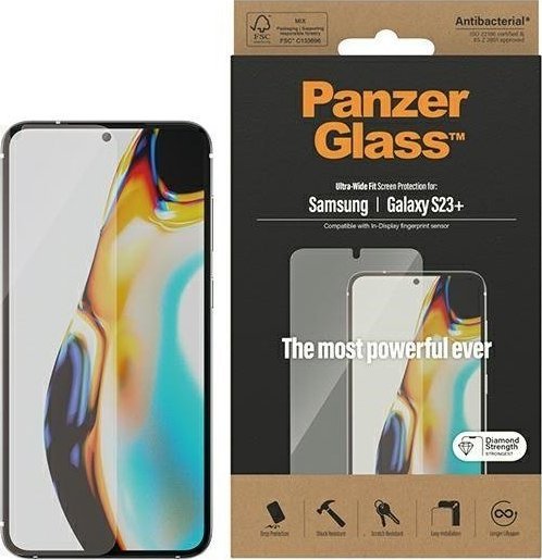 PanzerGlass Panzerglass Tvrzené sklo Ultra-Wide FIT Samsung S23 Plus S916