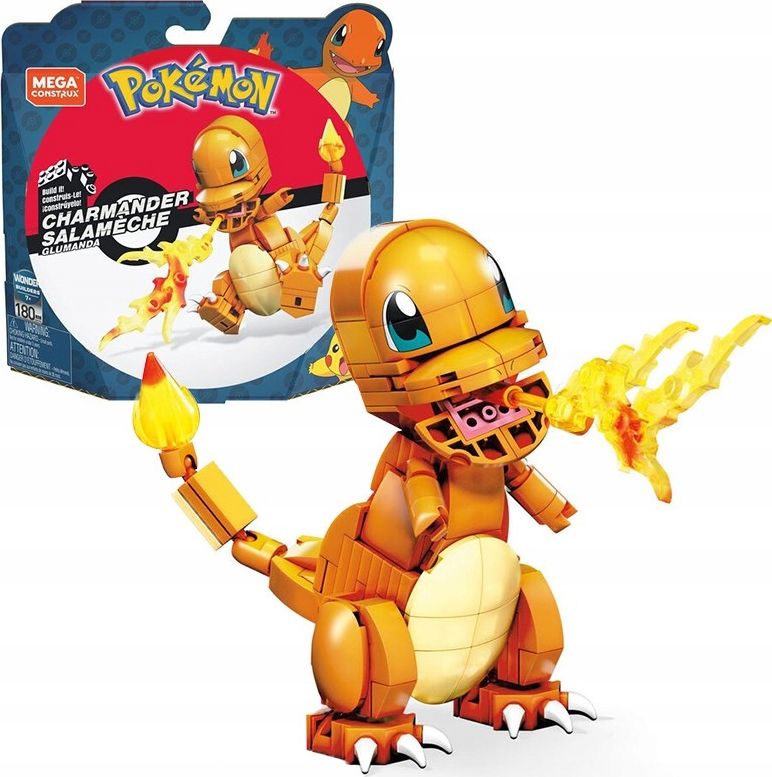 Mattel Original Pokemon Charmander blokuje 180 prvků