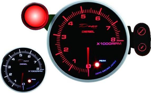 Dracing_f Depo Clock Pk 115mm Tachometer 8000 Diesel