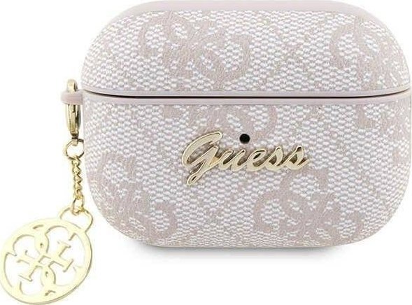 Guess Case Guess GUAP2G4GSMP kryt Apple AirPods Pre 2 ružový/ružový 4G Charm Collection