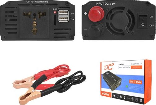 Prevodník LTC 600W 12V/230V