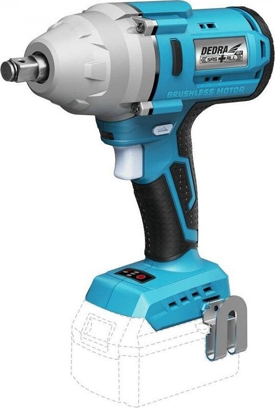 Střídavý rázový utahovák 600 Nm 1/2, baterie 18V