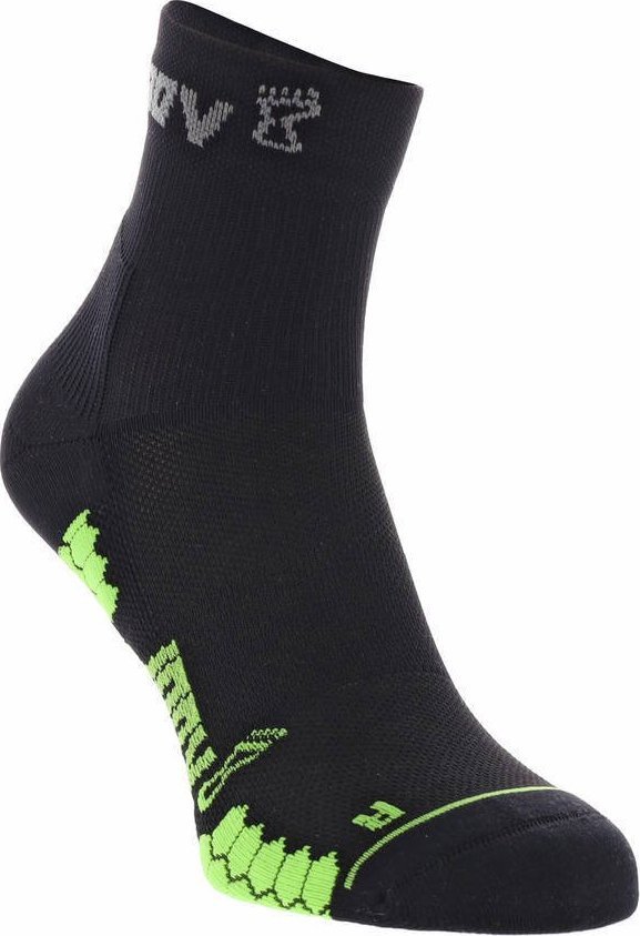 Inov-8 Inov-8 TrailFly Sock Stredné ponožky. Čierna a zelená. Dvojbalenie. 35 - 39
