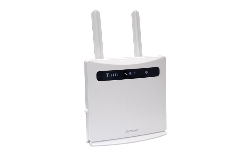 STRONG 4G LTE router 300/ Wi-Fi standard 802.11 b/g/n/ 300 Mbit/s/ 2,4GHz/ 4x LAN (1x WAN)/ USB/ SIM slot/ bílý