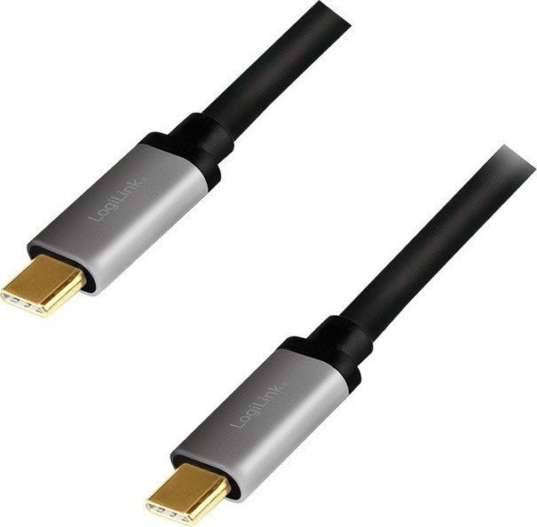 Kábel USB-C M/M, 4K/60 Hz, PD aluminiowy 1m