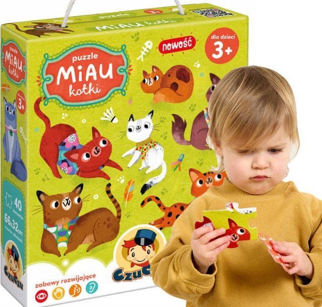Czuczu Puzzle 40 dielikov v Miau - Mačky