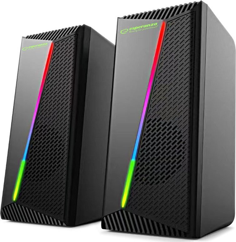 Esperanza EGS106 Speakers 2.0 LED Black 6W