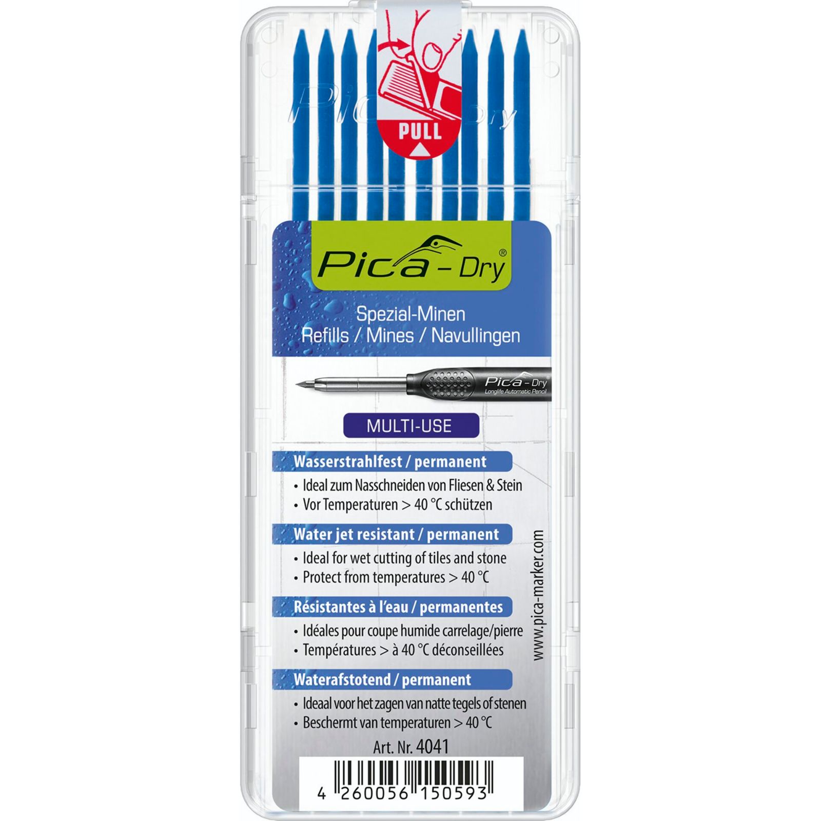 Pica DRY Minen-Set blau