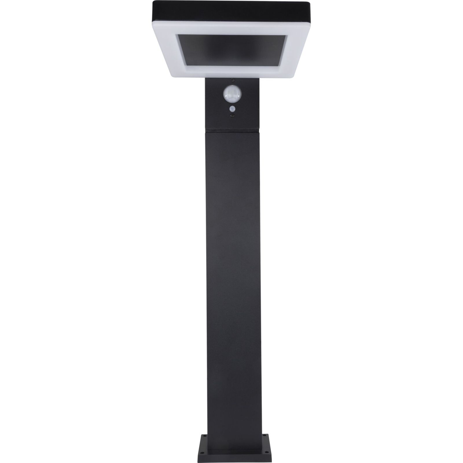 REV LED Solar Stehleuchte Square schwarz