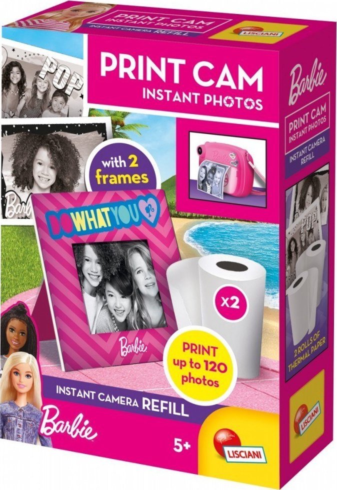 Lisciani Barbie Print Cam Camera Rolls - 2 ks