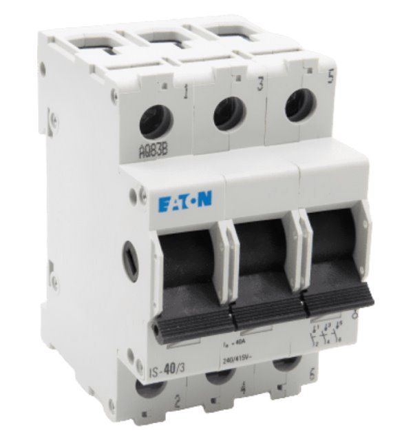 EATON hlavní vypínač IS-40/3 12,5KA