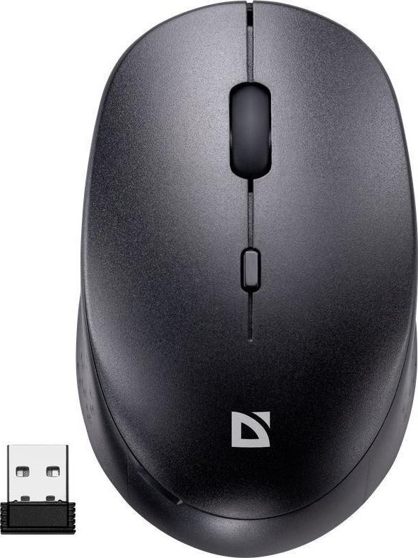 AURIS MB-027 bezdrátová tichá klikací myš 800/1200/1600 DPI černá