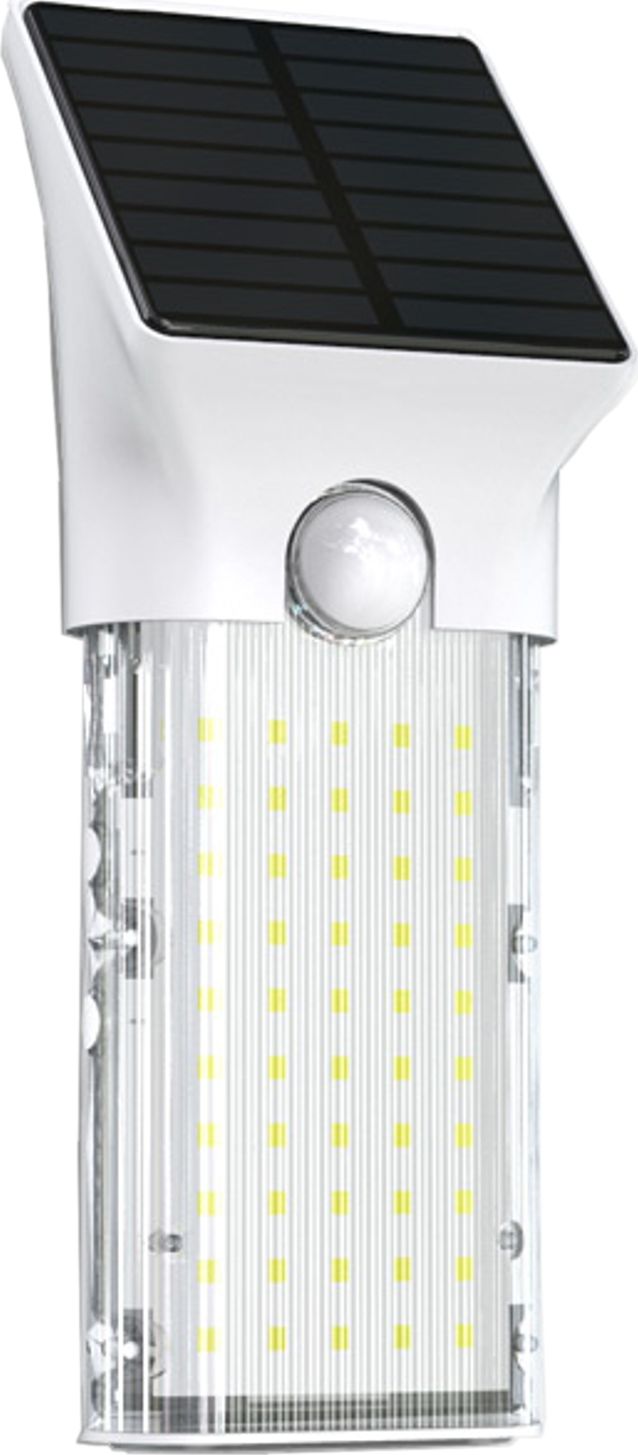 Powerneed Solar Baktericidní UV lampa 1000lm se snímačem pohybu 3in1 - nástěnná lampa, baterka a neutralizace virů, 1W solární panel 1W