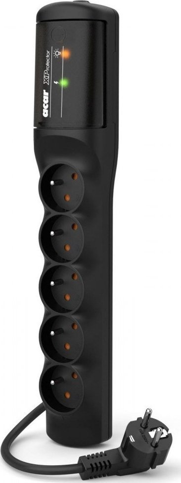 Acar power strip Acar XP easy power strip 5,0 m černá